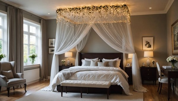 Idées créatives pour un ciel de lit enchanteur dans votre chambre