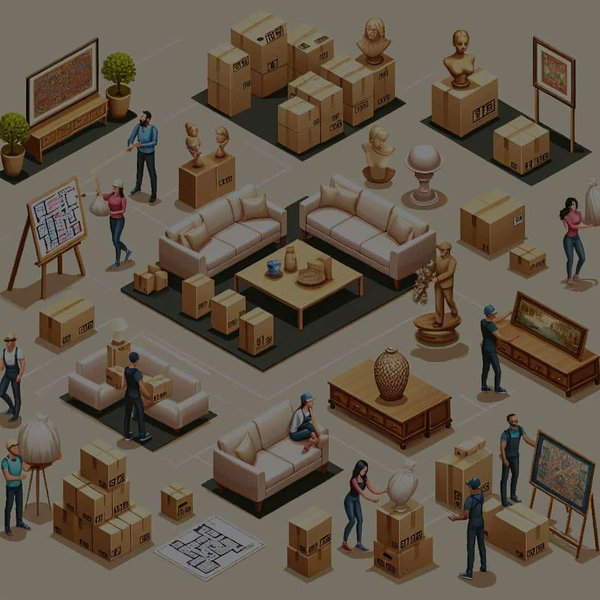 Quelles stratégies pour déménager un grand salon ou espace de réception ?