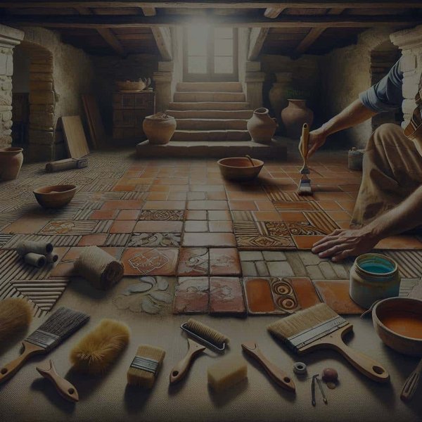 Comment rénover un sol en tomettes pour conserver le charme de l'ancien?