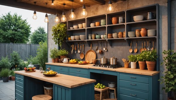 Transformez votre espace avec la cuisine d'été container